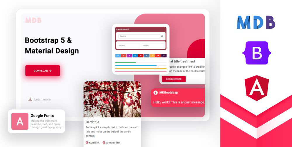 Bootstrap 5 and Angular 11 Stable Release