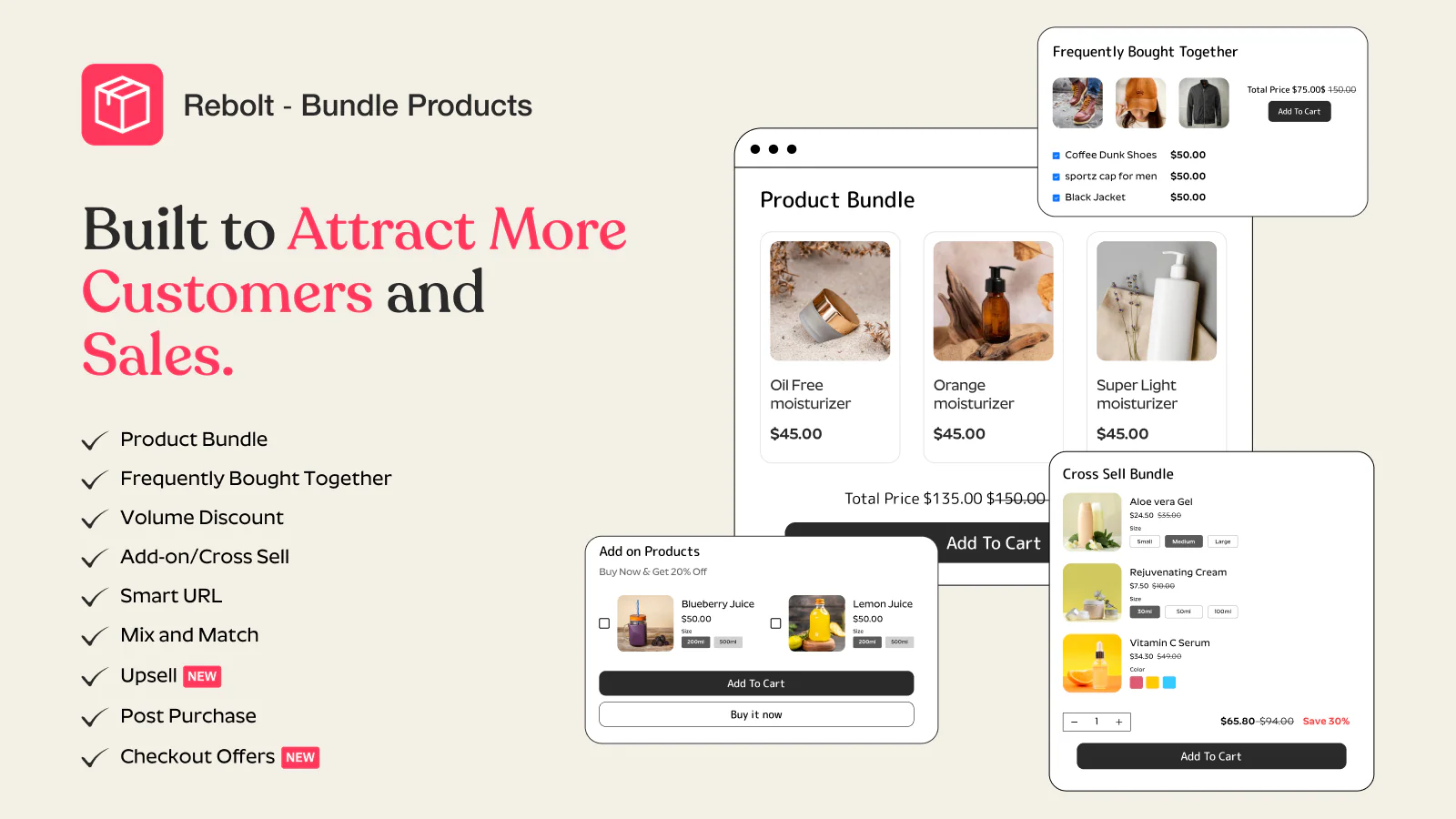 Rebolt Pack × Mageworx Advanced Product Options: Dynamic Bundling with Unlimited Customization for Shopify Stores